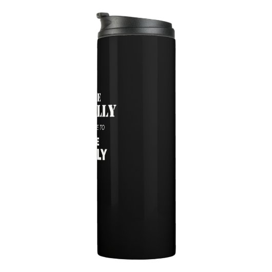 Kämpfen körperlich nicht mental thermosbecher (Nach rechts gedreht)