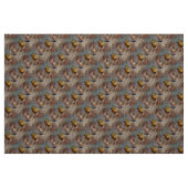 Kämpfen mit zwei männliches Ringhals Fasanen Stoff (Fat Quarter (45,7 x 55,9 cm))