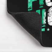 Kämpfen Nachtboxen Mixed Martial Arts oder Boxfan  Mousepad (Ecke)