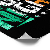 Kämpfen Nachtboxen Mixed Martial Arts oder Boxfan  Poster (Ecke)