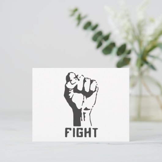 KÄMPFEN! POSTKARTE (Stehend Vorderseite)