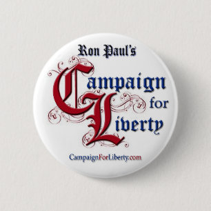 Kämpfen Sie für Freiheits-Knopf - Button hintere