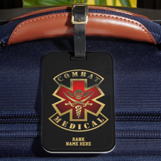 Kämpfen Sie gegen Medizinischen Schädel und Schwer Gepäckanhänger (Vorderseite Insitu 2)