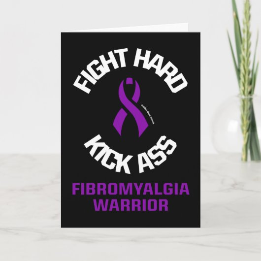 Kämpfen Sie hart... Fibro Karte (Vorderseite)