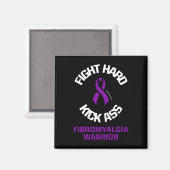 Kämpfen Sie hart... Fibro Magnet (Vorderseite/Rückseite)