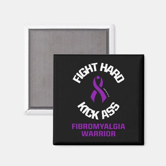 Kämpfen Sie hart... Fibro Magnet (Vorderseite/Rückseite)