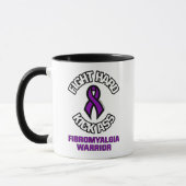 Kämpfen Sie hart... Fibro Tasse (Links)