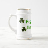 Kämpfen Sie mich, ich sind irisch Bierglas (Links)