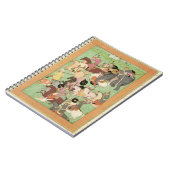 Kämpfen Sie zwischen den Kräften vom Iran und Notizblock (Linke Seite)