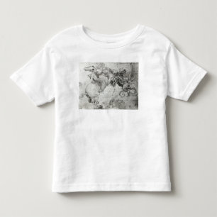 Kämpfen Sie zwischen einem Reiter und einem Kleinkind T-shirt