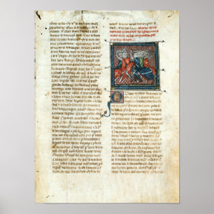 Kämpfen Sie zwischen Rittern, 'von den römischen Poster