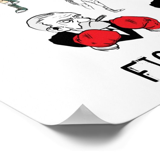 Kämpfen von Freuds Poster (Ecke)