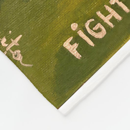 Kämpfen wie ein Eichhörnchen Fleecedecke (Ecke)