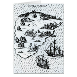 Kämpfende Eingeborene Ferdinand Magellan auf Inse