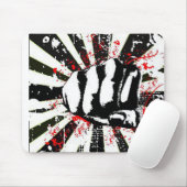 Kämpfende Faust Mousepad (Mit Mouse)