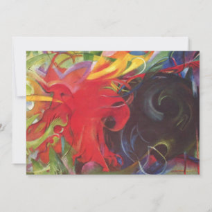 Kampfende Formen von Franz Marc, Vintage Fine Art