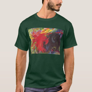 Kampfende Formen von Franz Marc, Vintage Fine Art T-Shirt
