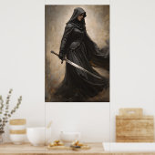 Kämpfende Nonne Poster (Küche)