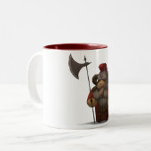 Kämpfende RAM-Tasse Zweifarbige Tasse (Vorderseite Links)