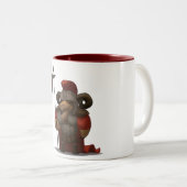 Kämpfende RAM-Tasse Zweifarbige Tasse (VorderseiteRechts)
