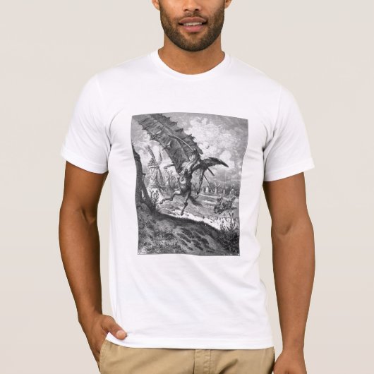 Kämpfende Windmühlen T-Shirt (Vorderseite)