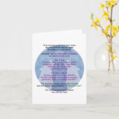 Kämpfende Wölfe Karte (Gelbe Blume)