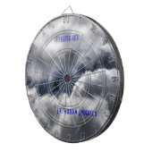 Kämpfender bewölkter Himmel des Falke-F-16 Dartscheibe (Vorderseite rechts)