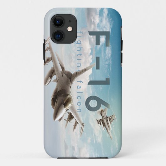 Kämpfender Falke F-16 Case-Mate iPhone Hülle (Rückseite)