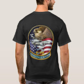 Kämpfender Falke F-16 T-Shirt (Rückseite)