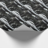 Kämpfender Falke FliegerF-16 Geschenkpapier (Ecke)