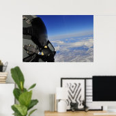 Kämpfender Falke-Pilot Poster (Heimbüro)