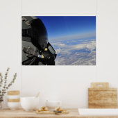 Kämpfender Falke-Pilot Poster (Küche)