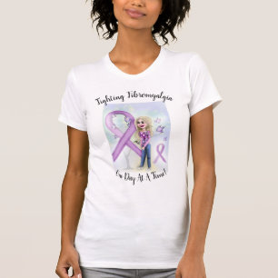 "Kämpfender Fibromyalgia ein Tag auf einmal " T-Shirt