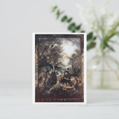 Kämpfender Giants Postkarte (Stehend Vorderseite)