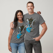 Kämpfender Musiker T-Shirt (Unisex)