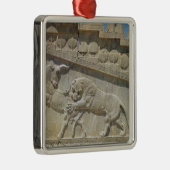 Kämpfender Stier des Löwes, Ornament Aus Metall (Rechts)