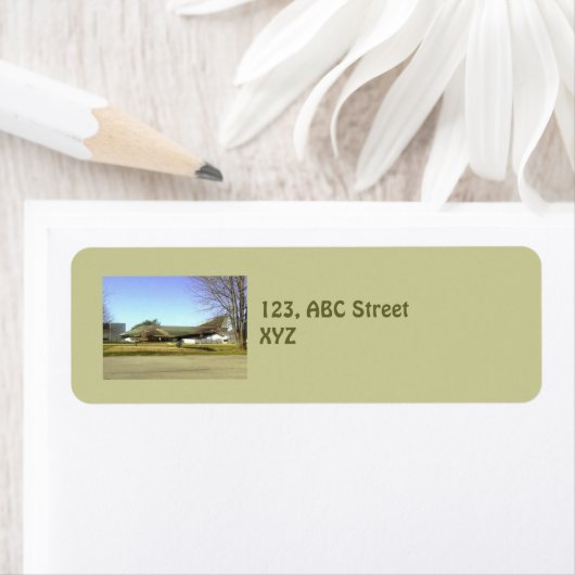 Kämpfendes Flugzeug (F4-Phantom-Etikett) (Insitu)