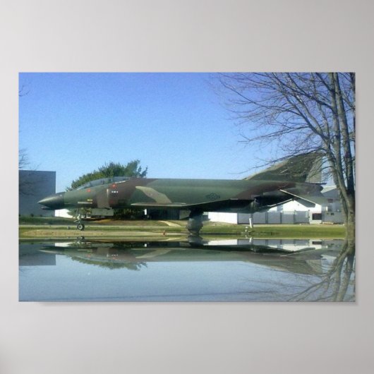 Kämpfendes Flugzeug (F4-Phantom-Poster) Poster (Vorne)