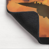 Kämpfendes Flugzeug Mousepad (Ecke)