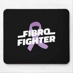 Kämpfer - Fibromyalgie - Lila Band zur Aufklärung Mousepad