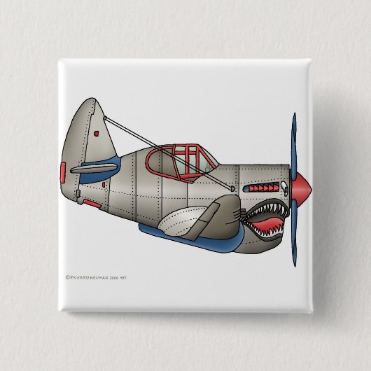 Kämpfer-Flugzeug-Buttone des Flugzeug-WW2 Button (Vorderseite)