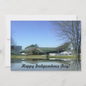 Kämpfer-Flugzeug (F4-Phantom) Einladung (Vorderseite)