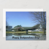 Kämpfer-Flugzeug (F4-Phantom) Einladung (Vorne/Hinten)