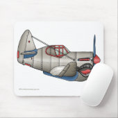 Kämpfer-Flugzeug-Mausunterlage des Flugzeug-WW2 Mousepad (Mit Mouse)