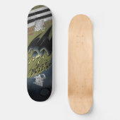 Kämpfer-Flugzeug-Nasen-KunstSkateboard des Skateboard (Vorderseite)