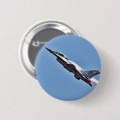 Kämpfer-Flugzeuge F 16s Jet Button (Vorne & Hinten)