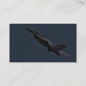 Kämpfer-Flugzeuge F 16s Jet Visitenkarte (Rückseite)