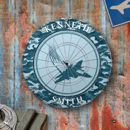 Kämpfer für Jet und Camouflage Dartscheibe