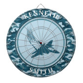 Kämpfer für Jet und Camouflage Dartscheibe (vorne)