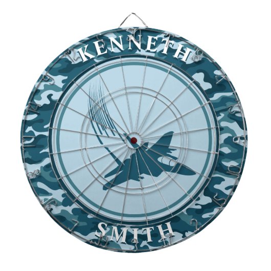 Kämpfer für Jet und Camouflage Dartscheibe (vorne)